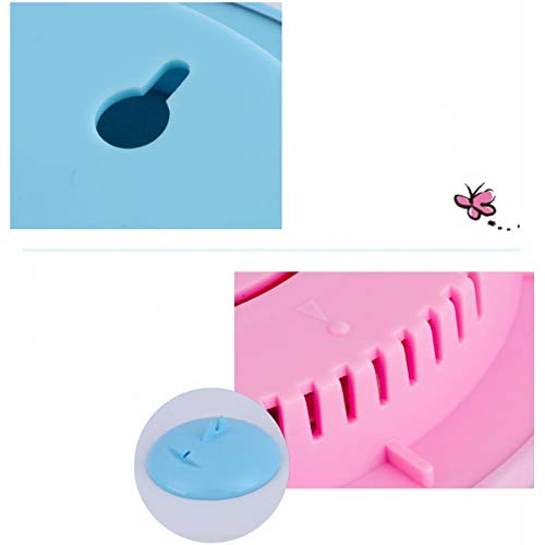 Kid's Room Thermo-Hygrometer Mechanical Induction Element no Need Battery Temperature and Humidity Meter(Blue)