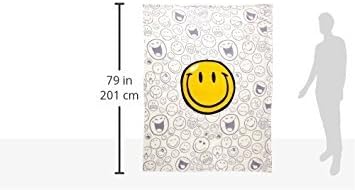 Smiley World 50 x 60 Throw Blanket