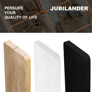 Floating Corner Shelves, Wall Shelf Set of 3, Shelves for Wall Storage, Solid Wood Shelves for Storage, Wall Mount Wooden Display Shelf for Bathroom Bedroom Kitchen Garage (Light 3Pcs)