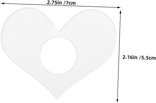 PRETYZOOM 4pcs Acrylic Heart-Shaped Thumb Reading Aid Book Page Holders Small Size Finger Bookmark for Teachers and Avid Readers