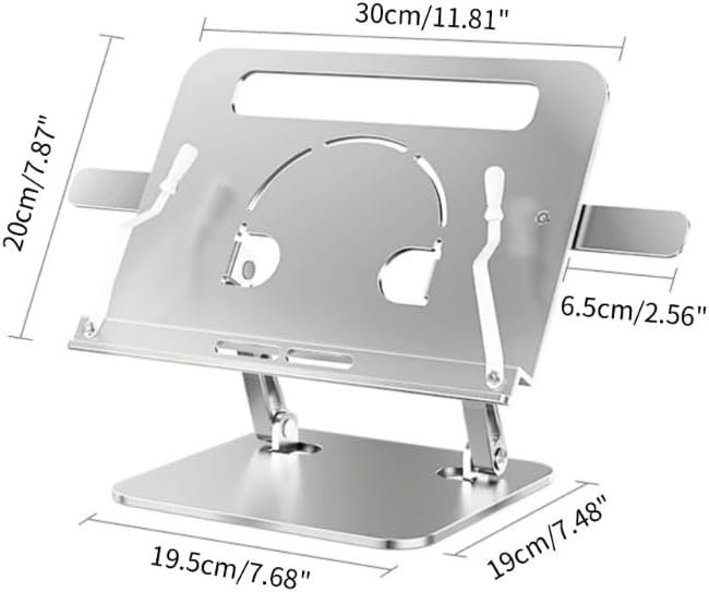 Adjustable Laptop Stand Tablet Cooling Riser Aluminum Alloy