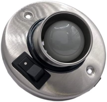 RV Designer L880, Reading Light with Switch, Recessed, Directional, Nickle