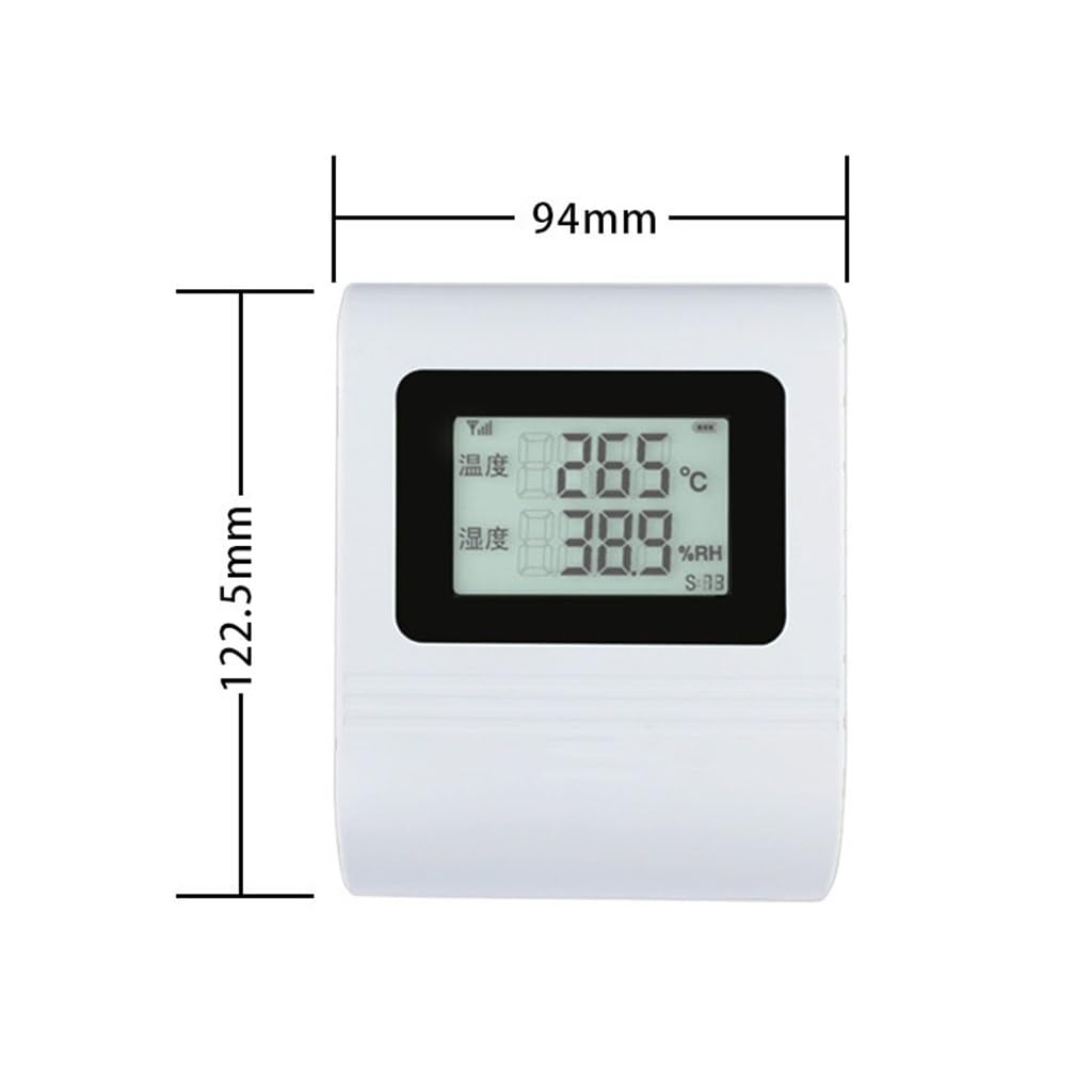 Indoor and Outdoor Large Screen Home with Alarm Clock Thermometer Temperature and Humidity Meter