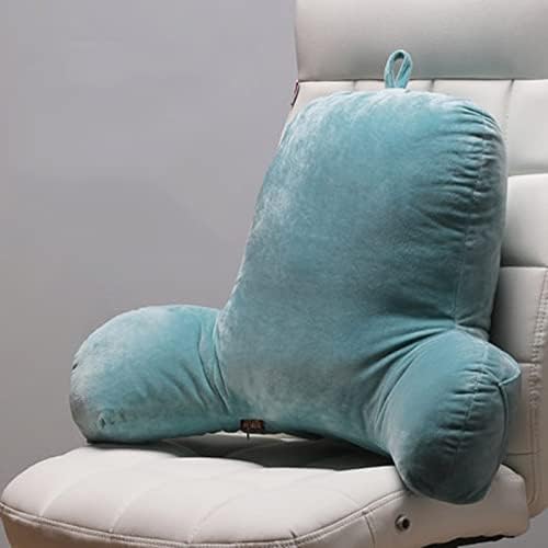Sofa Cushion Back Pillow Rest Reading TV Large Hollow Cotton Cushions Lumbar Support Chair Home Decor(Orange)