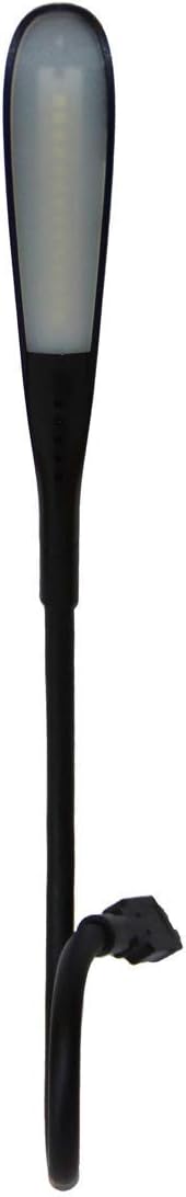 USB Reading Lamp with 14 LEDs Dimmable Touch Switch and Flexible Gooseneck for Notebook Laptop, Desktop, PC and MAC Computer + On/Off Setting (14 LED, Black)