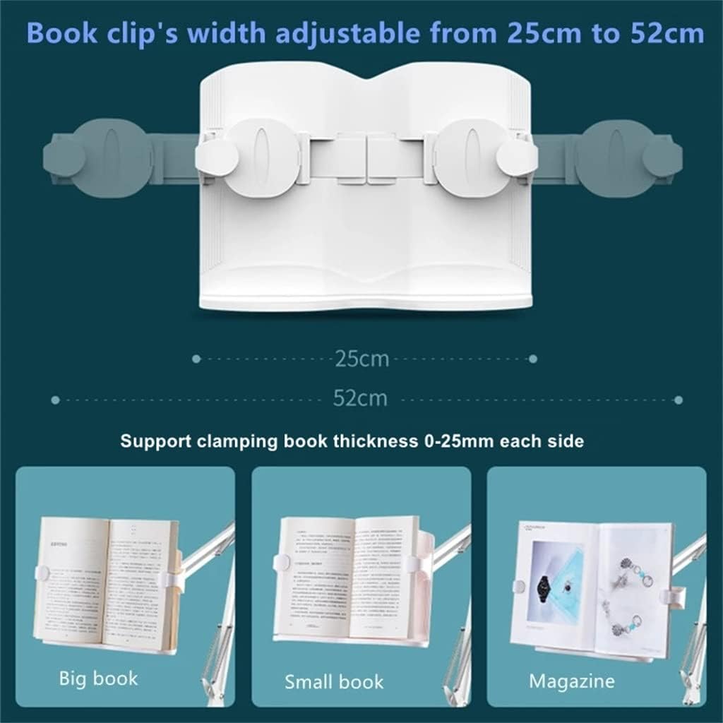 Height Adjustable Reading Book Floor Bracket Long Arm Table Bed Stand Multi Angle Rotation Holder