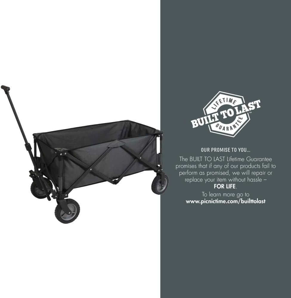 Picnic TIME NCAA Unisex-Adult NCAA Adventure Wagon Portable Utility Wagon
