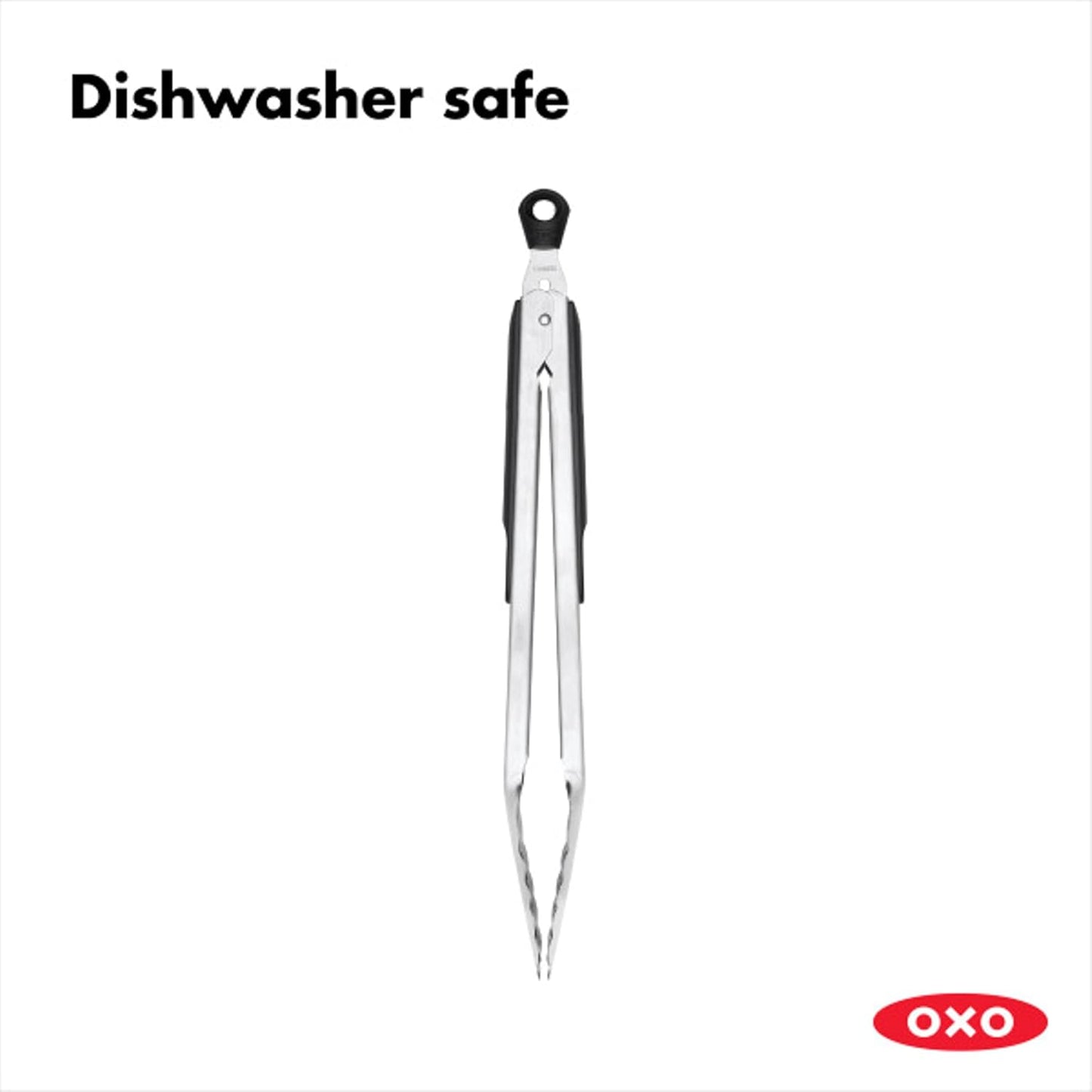 OXO Good Grips 12-Inch Stainless-Steel Locking Tongs