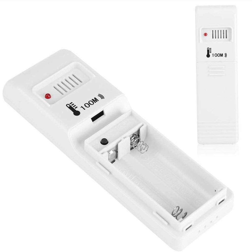 Clock Temperature Meter,LCD Digital Indoor Outdoor Thermometer Electronic and Hygrometer