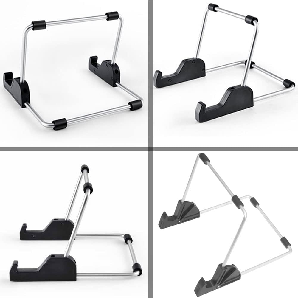 Tablet Stand Adjustable, Aluminum Alloy Non-Slip Tablet Holder for Desk Fit for Tablets, ipad Samsung and Kindle Fire, Display Stand Picture Frame Stand for Photo