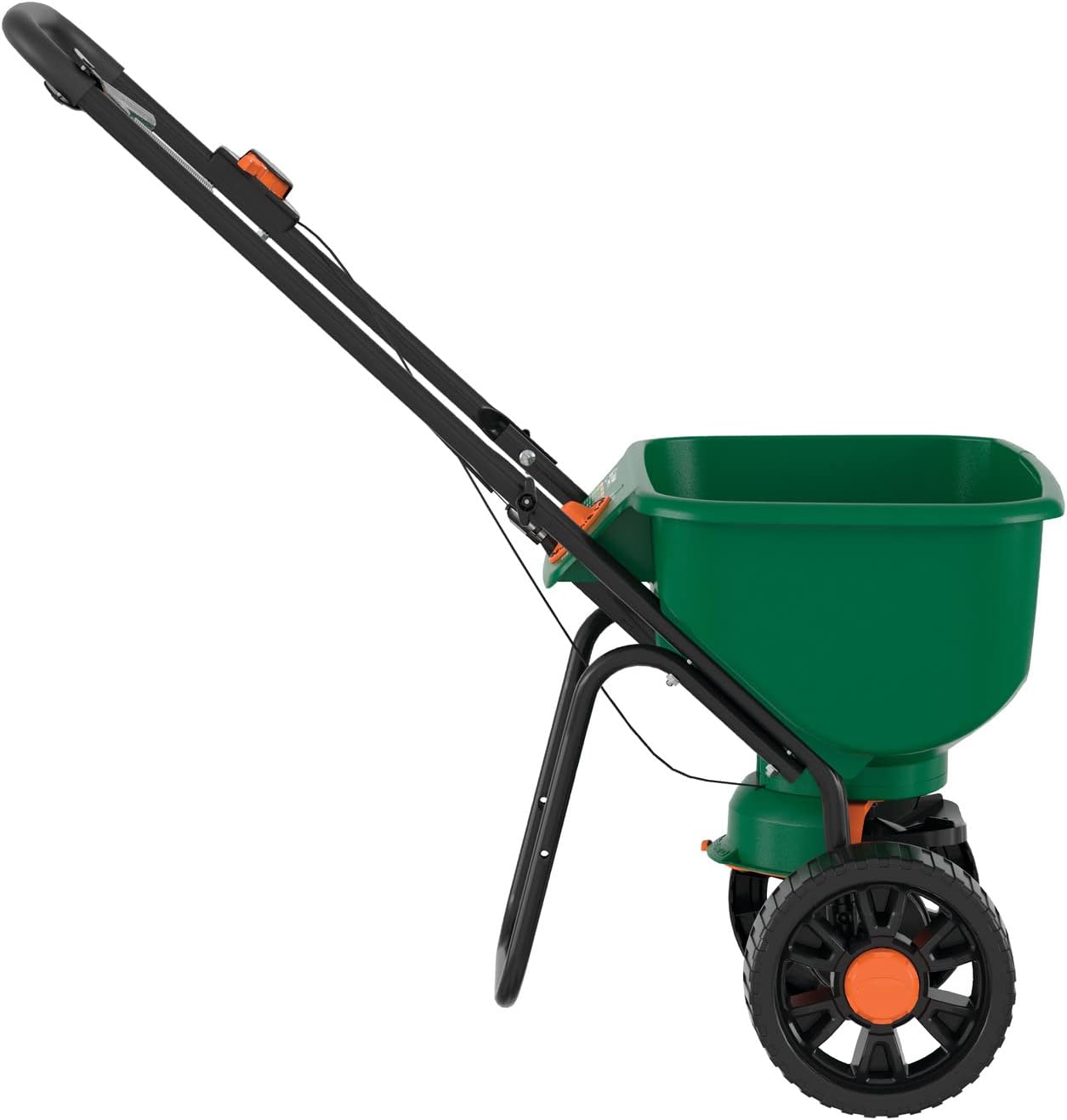 Scotts Turf Builder EdgeGuard DLX Broadcast Spreader - Spreader For Lawn Fertilizer, Weed & Insect Control, Grass Seed, and Ice Melt, Holds Up To 15,000 sq. ft. of Product