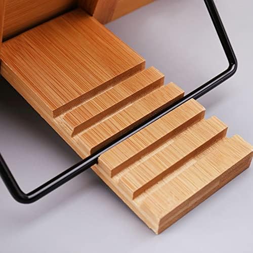 Hollow Adjustable Reading Bookshelf Tray Sheet Paper Clip Foldable Portable Sturdy Bookshelf