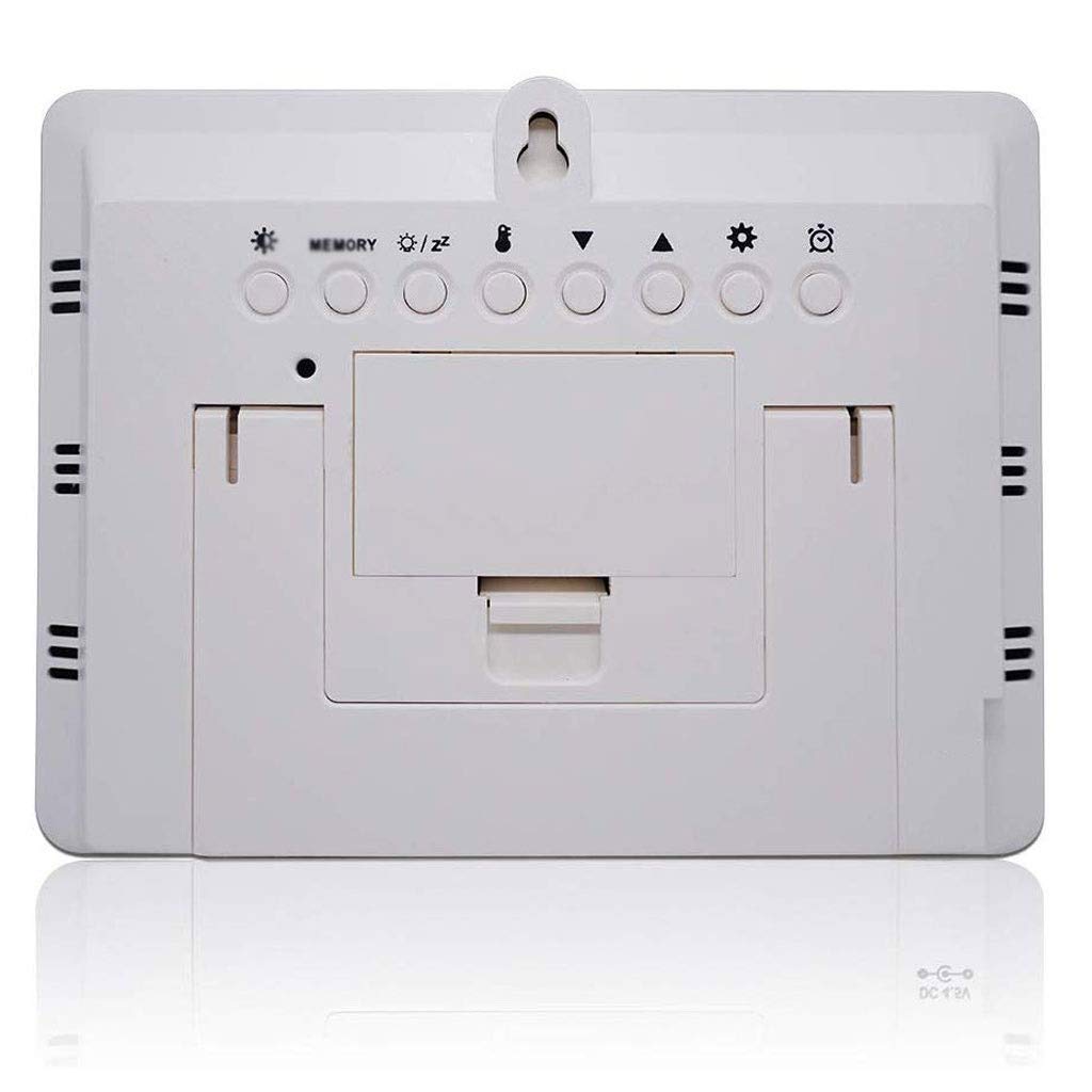 Room Thermometer - Color Screen Weather Clock Calendar Alarm(E)