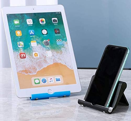 2 Pack Adjustable Tablet Stand - Compatible with Fire HD 8, 10 & 7, Samsung Galaxy Tab A7, A8, S5e & Kindle Paperwhite - E-Reader Desktop Holder