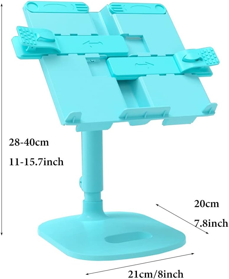 Book Holder Stand for Reading, Cookbook Holder Stand, Book Stand for Reading Adjustable Height, Laptop Stand for Desk for Music Books, Textbook,Tablet (Color : /Pink, Size : A) (/Pink B) (/White A)