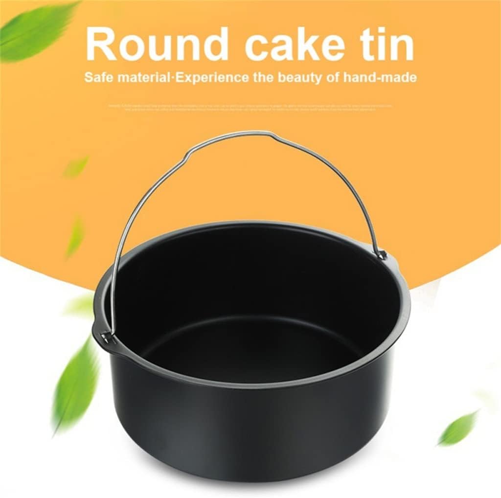 8 Inch Air Fryer Cake Pizza Oven Barbecue Frying Pan Tray