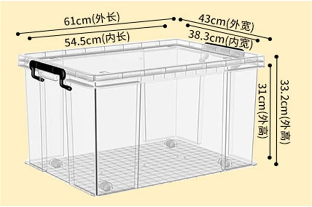JSEIAJB Right Angle Thickening Resistance Pressure Household Children's Clothing Storage Box Books Sorting Box Trunk