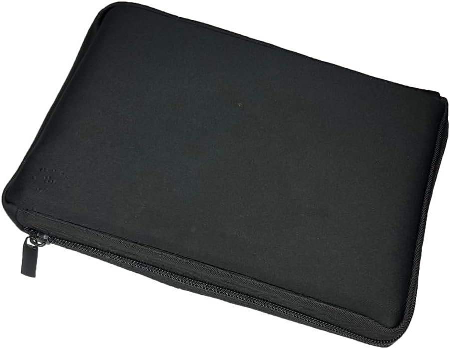 AF-WAN Neoprene Soft bag Book Sleeve bag holder with Zipper, Suitable for Fourth Wing Hardcover Book Protection at Home, Outdoor, and Travel (Black)