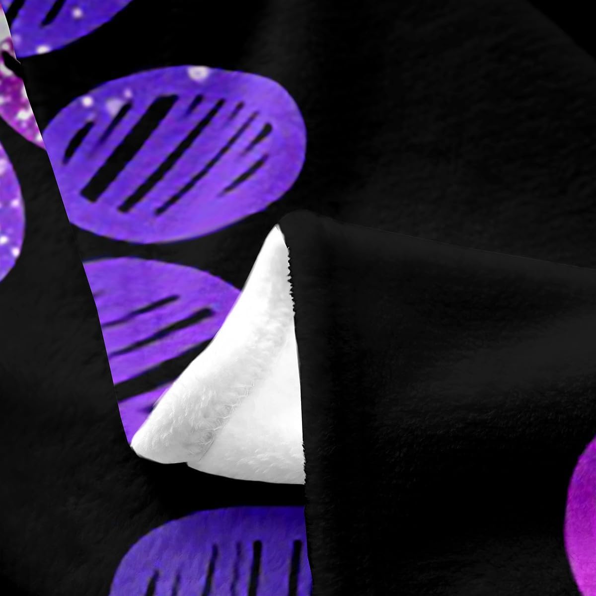 Manfei Paw Print Kids Flannel Blanket Purple Dog Paw Print Throw Blanket for Boys Girls, Animal Footprint Blanket for Bed Couch Sofa, Soft and Breathable Cozy Blanket(90 x 90 Inches)