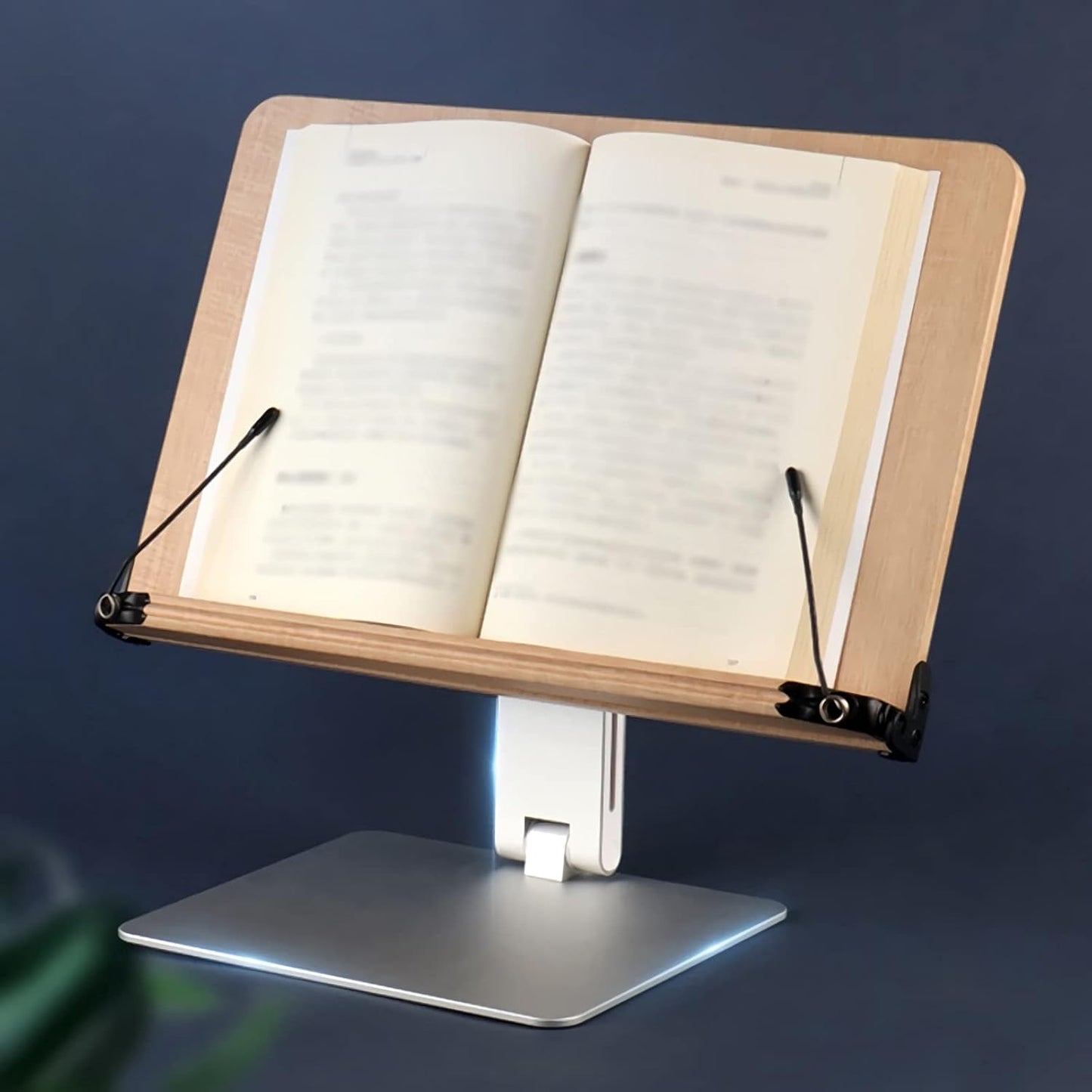 Book Stand for Reading Tablet Stand for Desk Laptop Stand and Portable Riser Adjustable Height Angle Compatible with Laptop Tablet Textbook Cookbook Book Stand/Book Holder