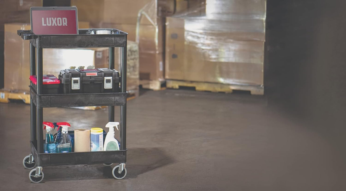 FSE 373-STC111-B Tub Cart - Three Shelves