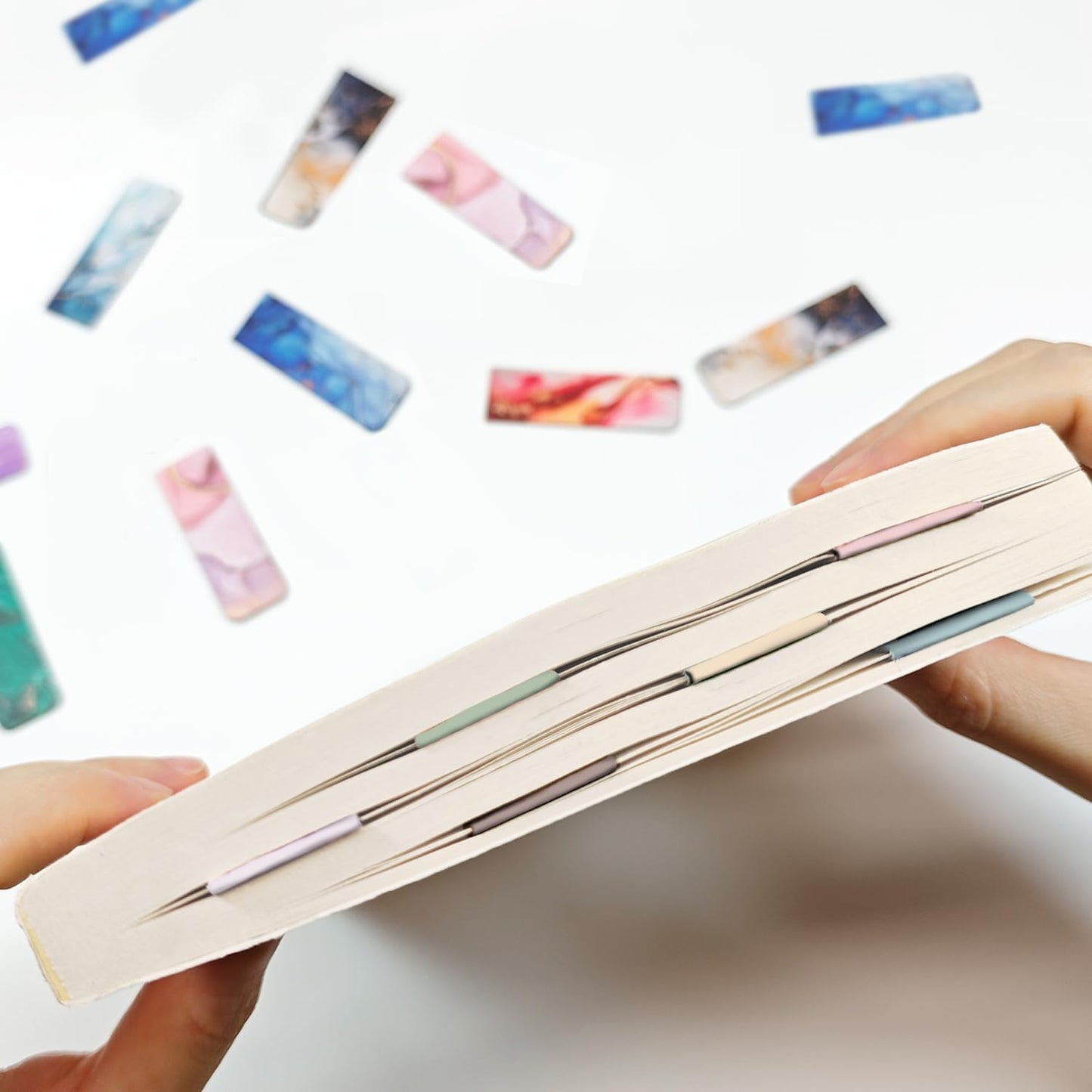 15 Pieces Bookmark, Magnetic Bookmarks for Book Lovers Women Men, Bookmarks Bulk for Reading Lovers, Magnet Bookmark Clips for Teachers Students