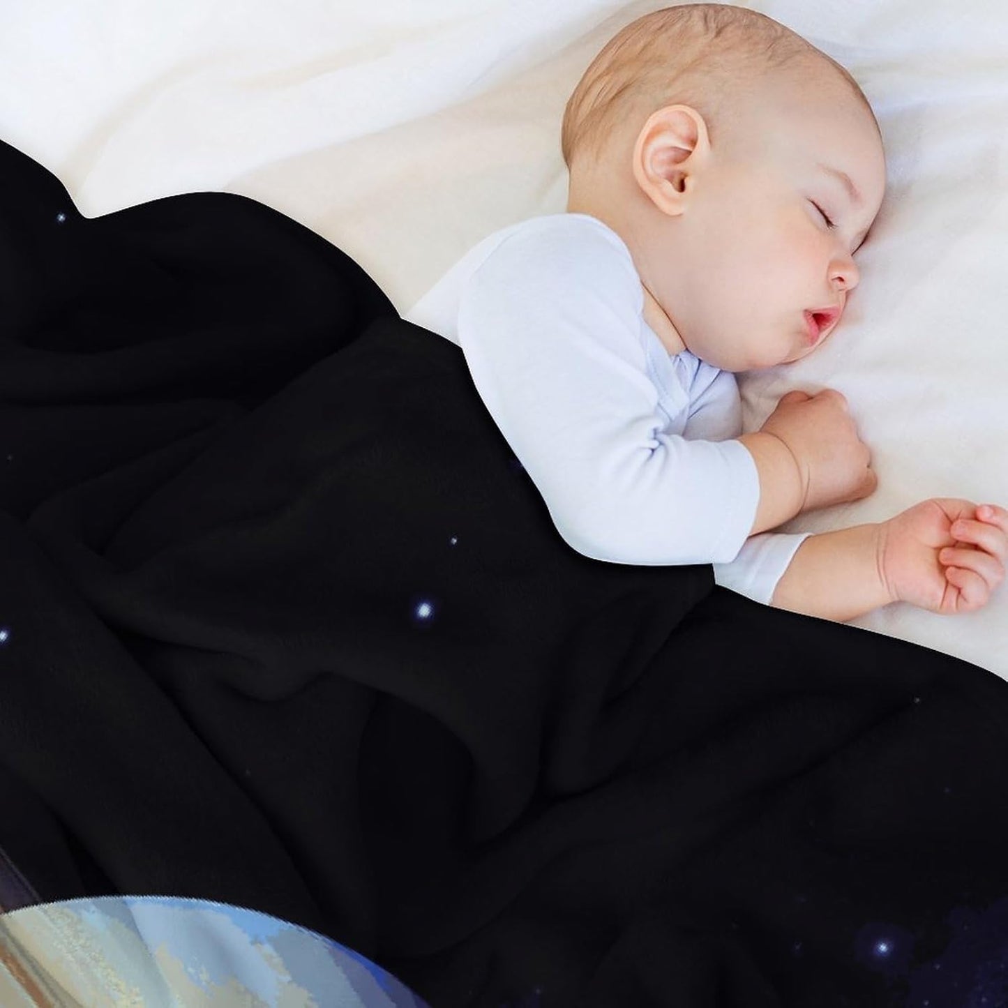 Planet Jupiter Blanket Super Soft Lightweight Throw Blanket Cute Cozy Warm Bed Blanket Decorative Fuzzy Blanket All-Season Home Decor Gift for Sofa Couch Living Room 30"*40"(76 * 100cm)