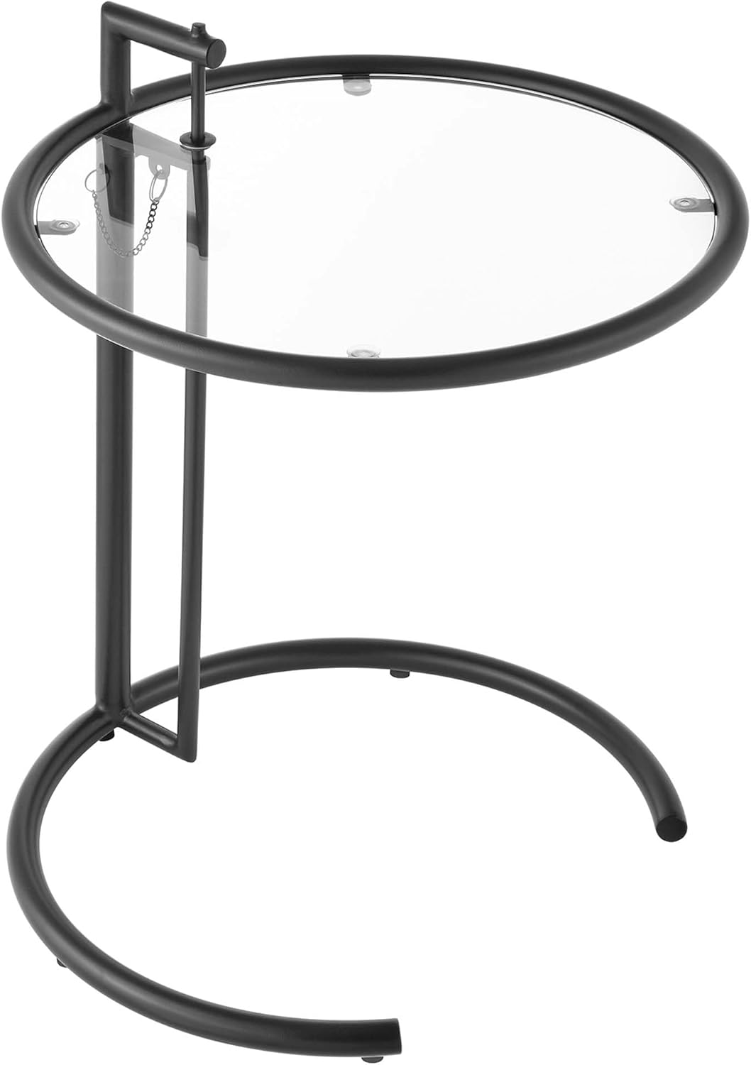 Modway EEI-125-BLK 아일린 그레이 메탈 사이드 테이블, 블랙