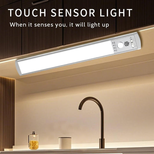 Rechargeable 32CM LED Night Lamp Including Motion Transducer Attractive Plan and 3 Color Preferences for Night Lighting