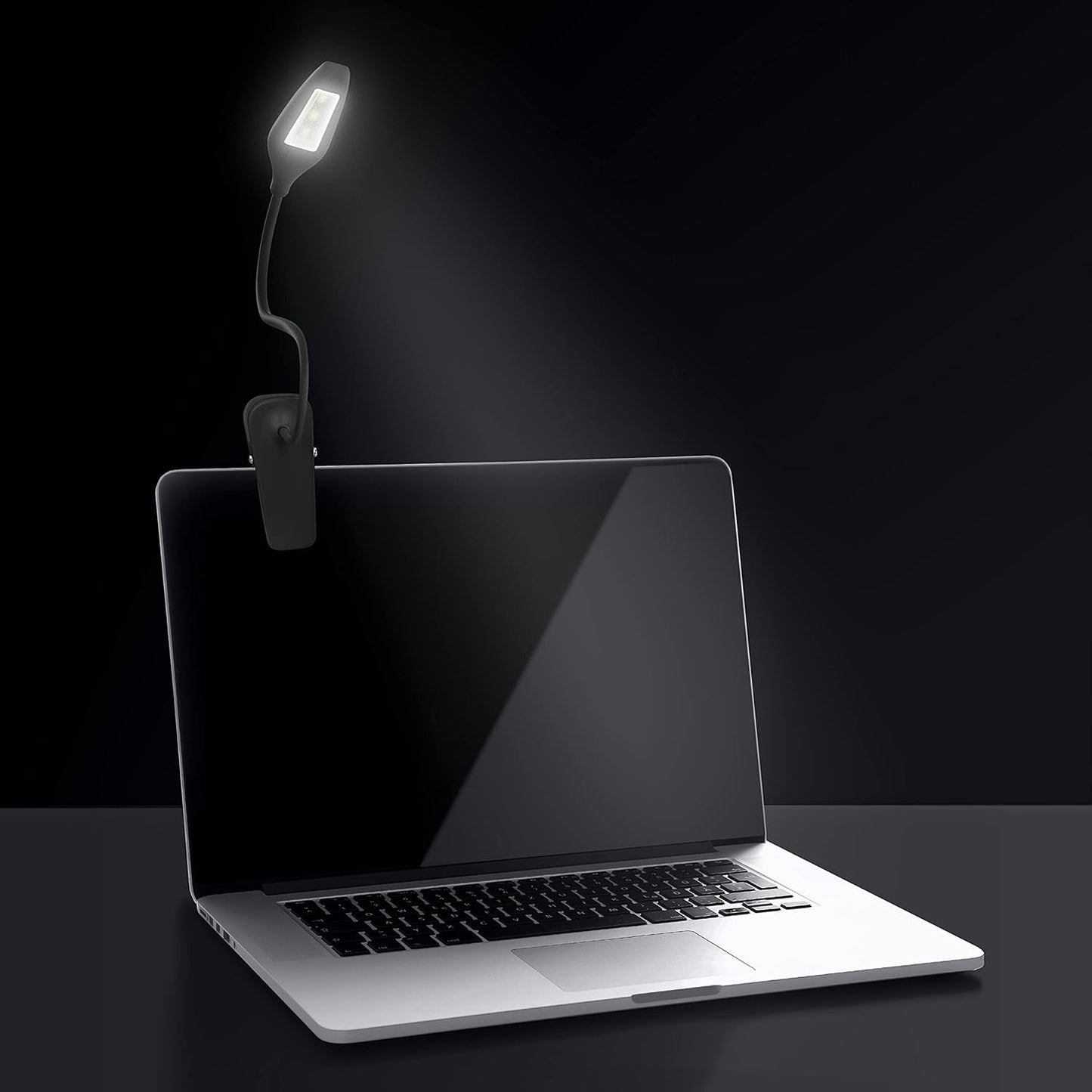 Energizer Rechargeable LED Book Light, Clip On Reading Light with Adjustable Light Modes, USB Charging Cable Included, Pack of 1, Black