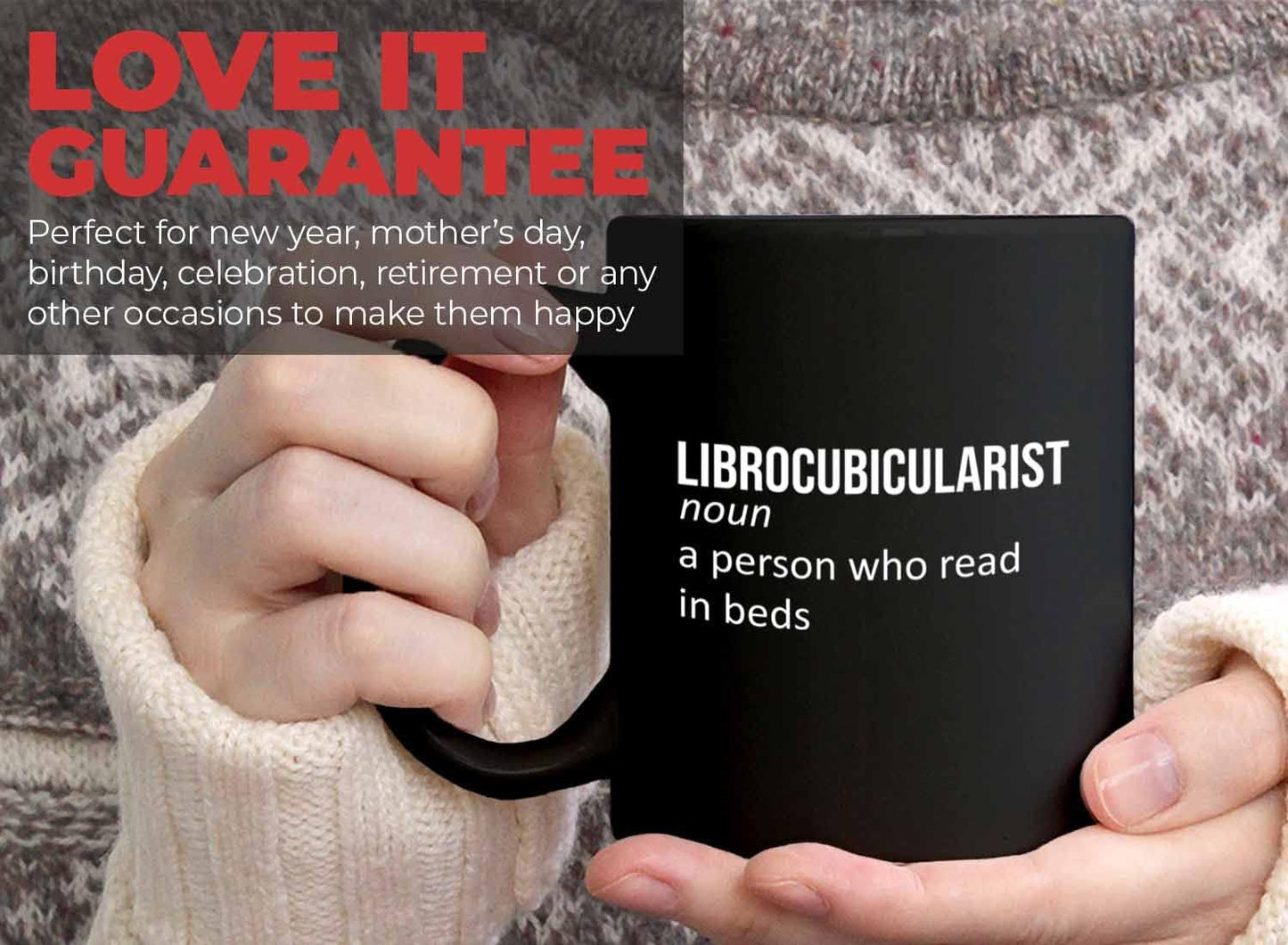Bubble Hugs Writer Coffee Mug 11oz Black - Librocubicularist A person who read in beds - Reading Book Lover for Bookworm Bibliophile Librarians Author Readers Bookish