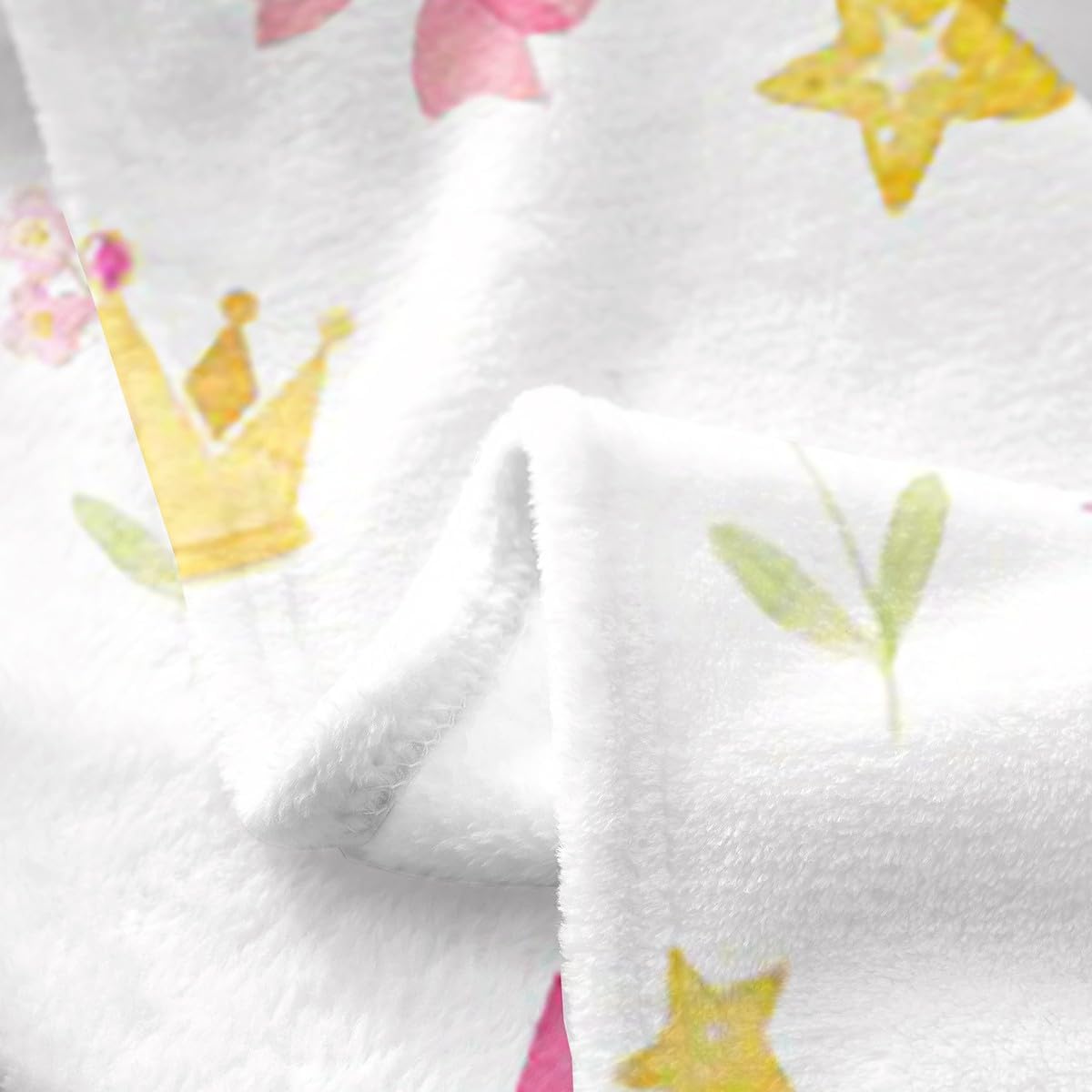 Feelyou Pink Christmas Plush Throw Blanket Ballet Nutcracker Flannel Blanket Throw 50"x60" Snowflake All Season for Couch Bed Sofa Bedroom Decor