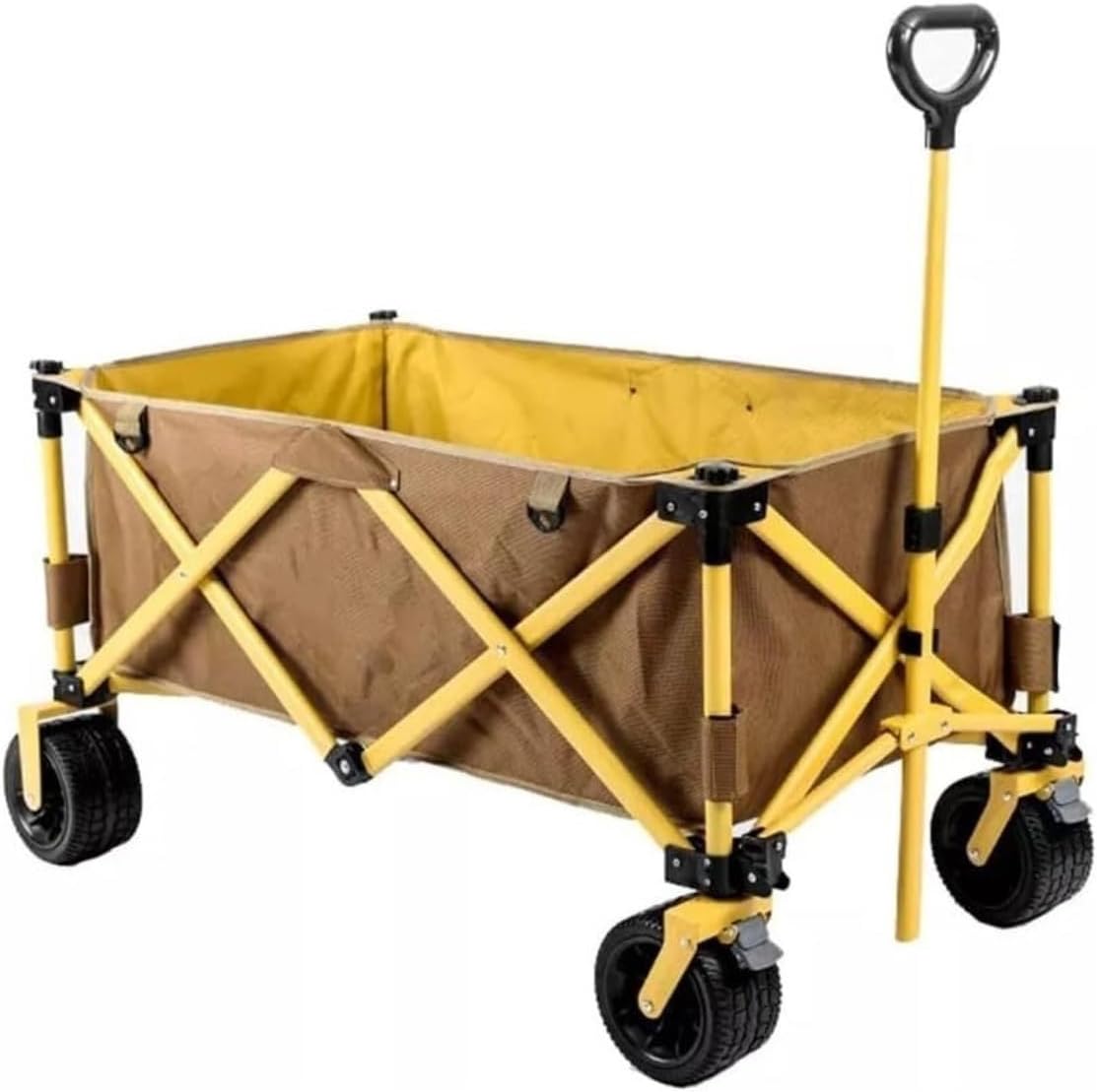 Portable Camping Cart,Outdoor Foldable Camping Trolley Cart for Beach Shopping Picnic and Luggage Portable and Utility Wagon for Mountain Pulley and Festival Use