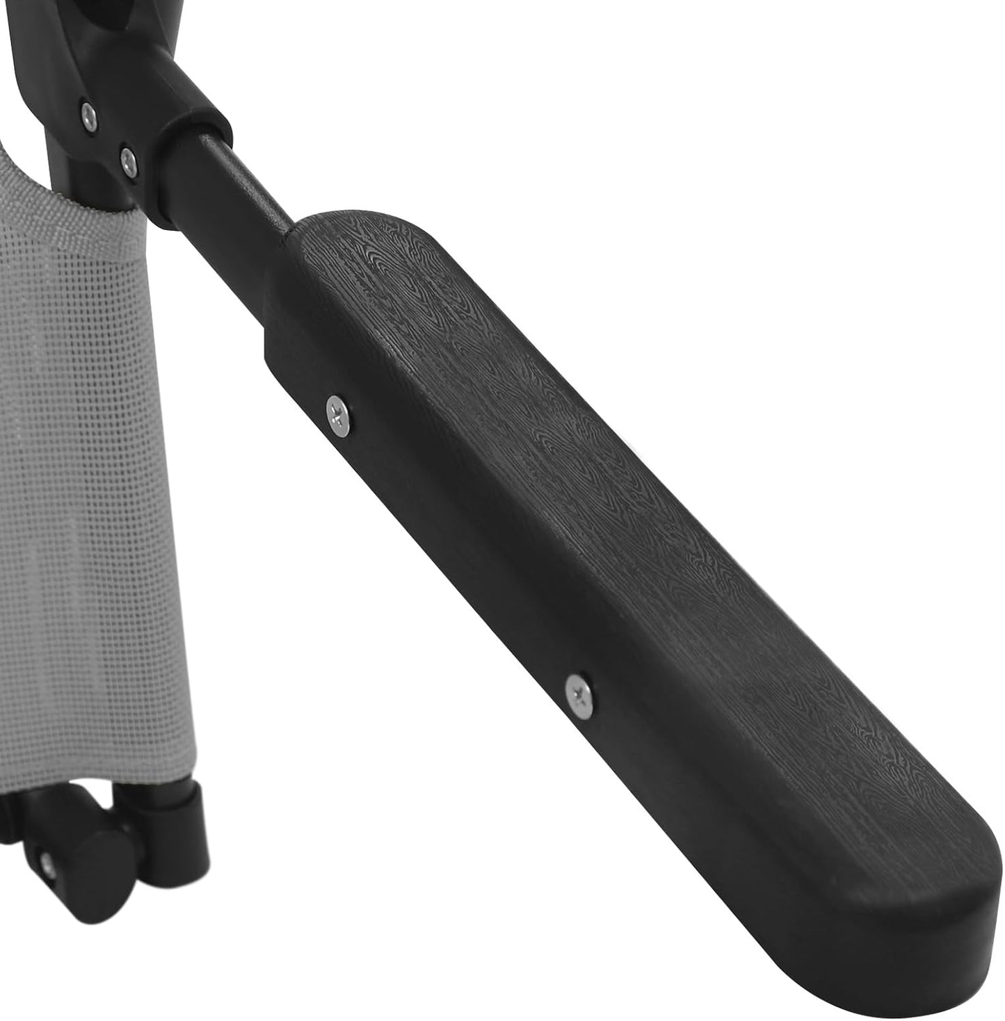 Adjustable Folding Bed Backrest with Pillow & Armrest, 40°-90° Portable Support for Elderly, Pregnant Women & Patients, 400lbs Capacity, Ideal for Reading, Eating & TV (Black)