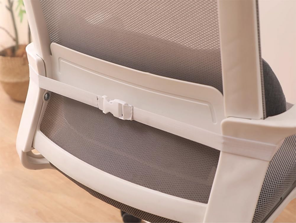 Tingting's Dream Linen Lumbar Support Pillow Office Chair Waist Cushion Sponge Soft Rest Chair Back Cushions Reading Chairs Back Pillow (Light Gray, 45×30×15CM/17.7"×11.8"×5.91")