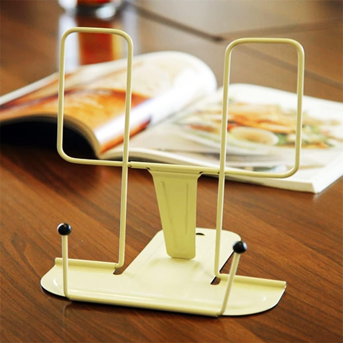 Book Stand for Recipes Textbook Tablet Music Books Book Stand Reading Rest Cookbook Stand Document Holder