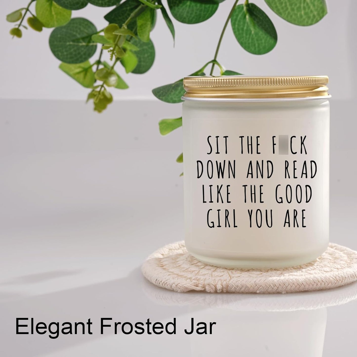 Book Gifts, Library Decor, Scented Candle - Mothers Day, Birthday, Reading Gifts for Women, Book Lover, Good Girl, College Students