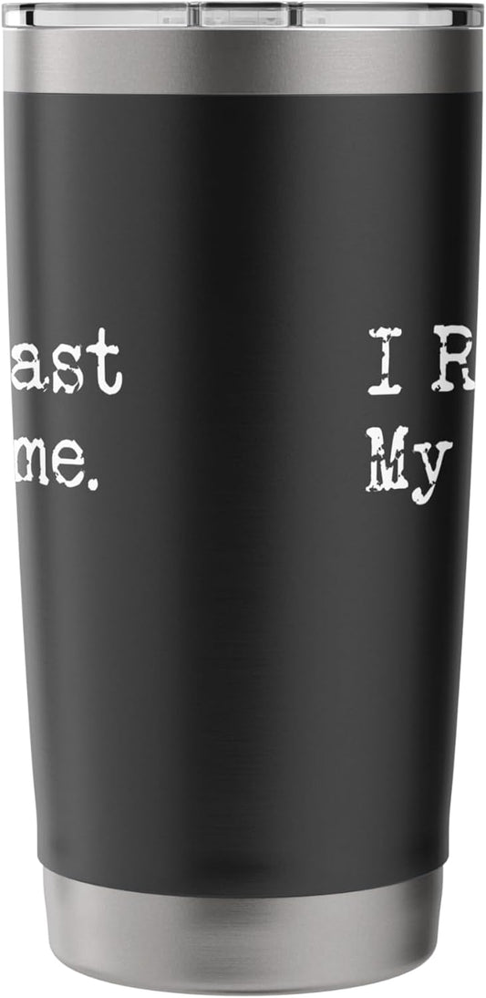 "I Read Past My Bedtime." Book Lovers, Librarian, Bookworm Stainless Steel Insulated Tumbler