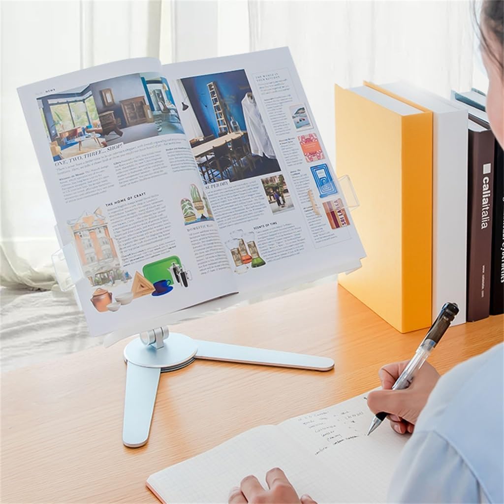 Multifunctional Portable Lifting Reading Frame, Fixed Desk, Flat Metal Support
