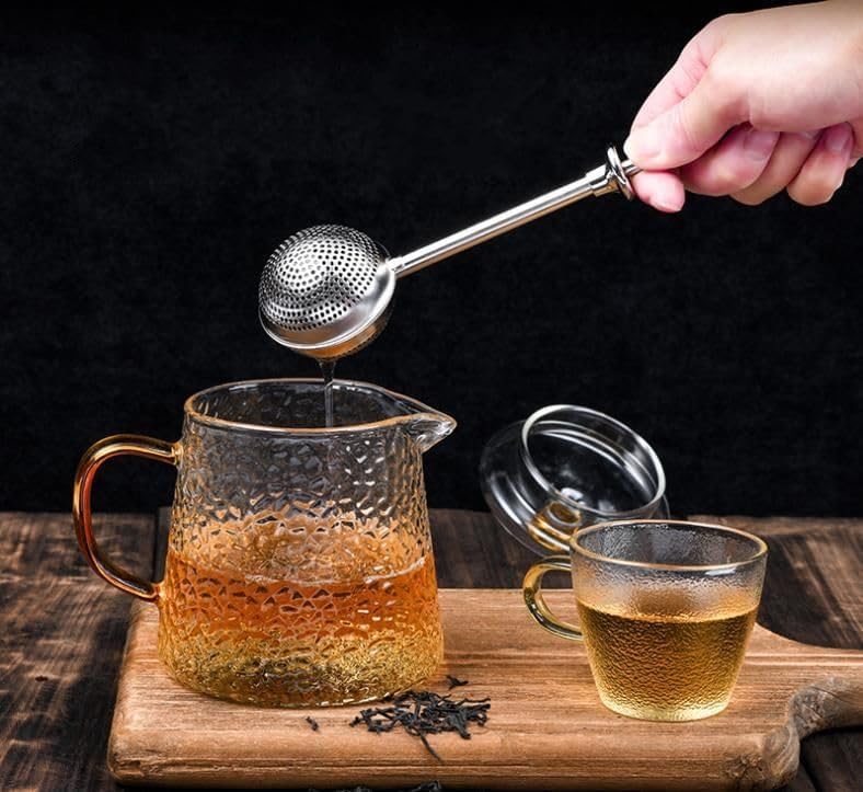 2pack Tea Ball, tea infuser for loose leaf tea, tea strainers for loose tea, stainless steel tea strainer, loose leaf tea steeper, easy clean, tea fine mesh strainer reusable
