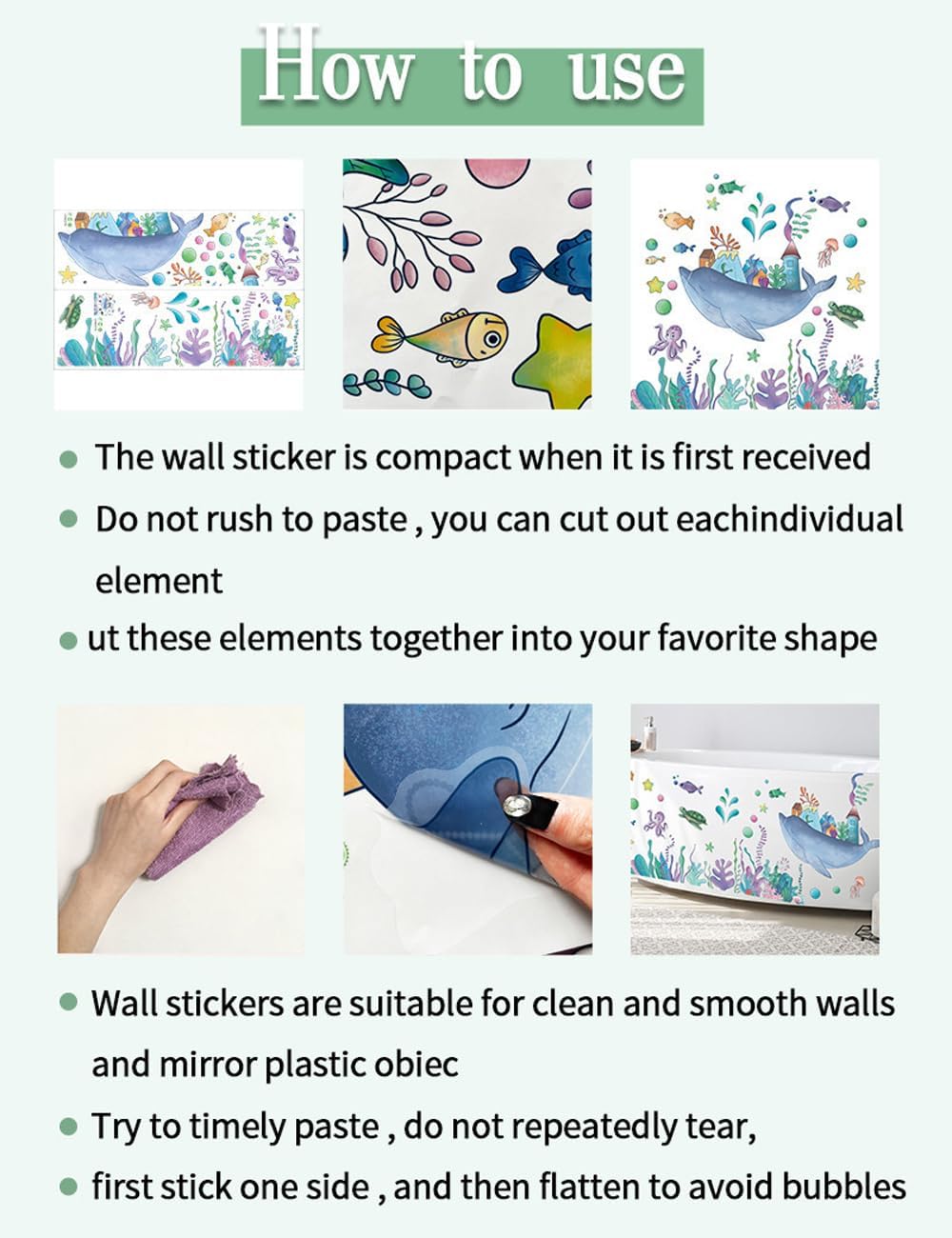 Woodland Fox Reading Wall Decal, Kids Room Nursery Decor with Butterflies and Mushrooms, 11.8 x 23.6 inches