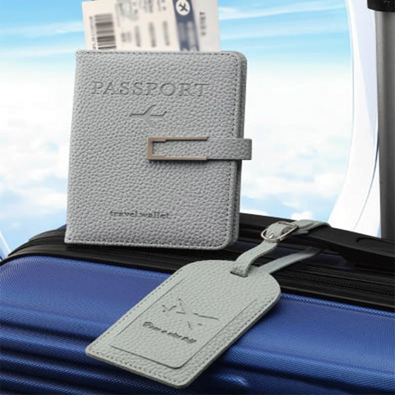 OOAYDYWO Notebook Pen Luggage Card Thickened Imitation Magnetic Passport Holder Gift Box