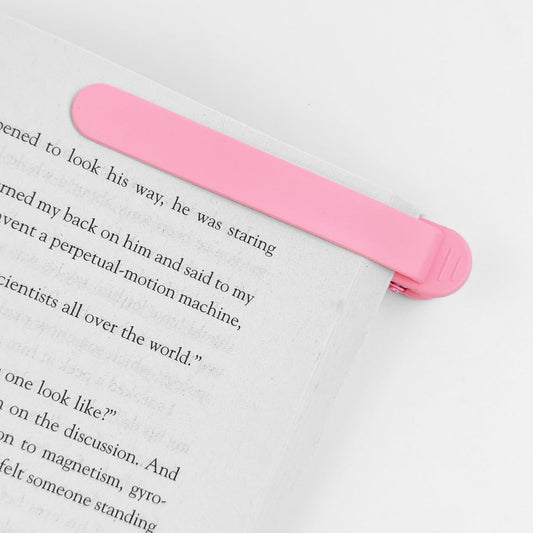 3 Pack Automatic Bookmark, Silicone Page Holder Clips for Reading, Smart Book Marks for Women Men Kids, Unique Reading Accessories and Clever Teacher Book Lovers Gifts