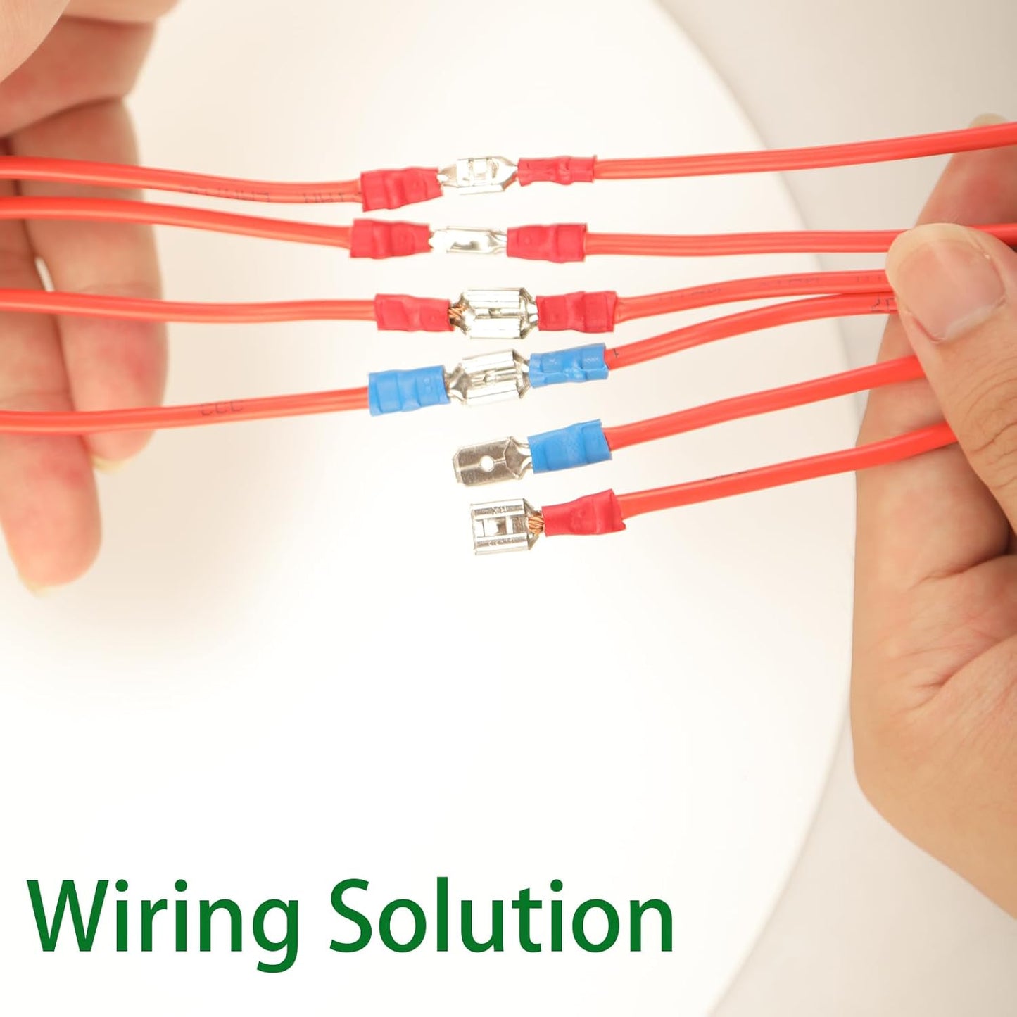 280PCS Crimp Connectors, 2.8mm 4.8mm 6.3mm Male and Female Spade Connector kit, 15 Types Crimp Terminals Electrical Connectors, Electrical Terminals Includes Spade Ring Fork Wire Connectors