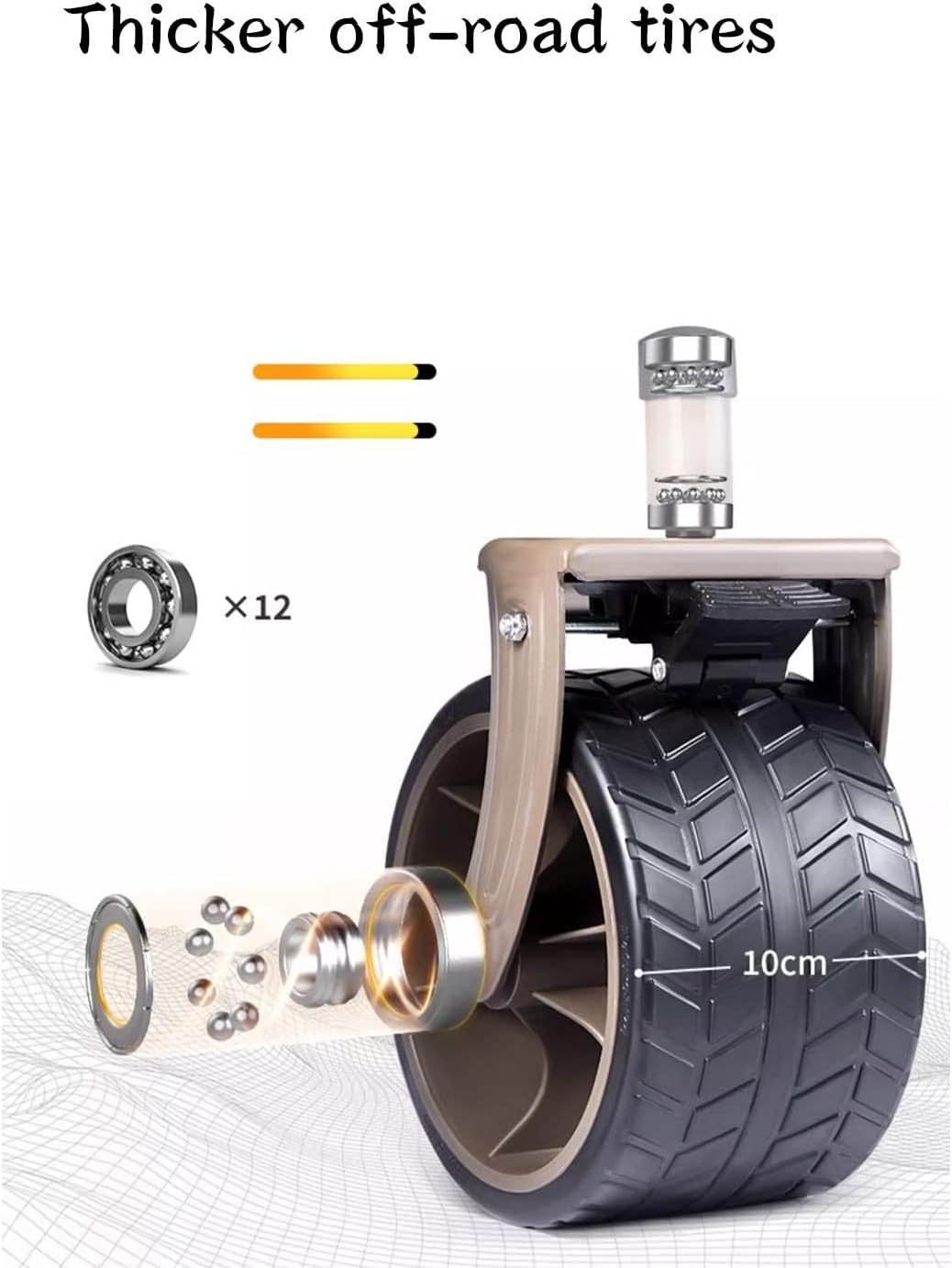 Portable Camping Cart,Camping Trolley Garden Wagon with Brake Big Wheels Beach Cart Max Capacity 120kg Folding Cart Trolley for Festival Shopping Camping