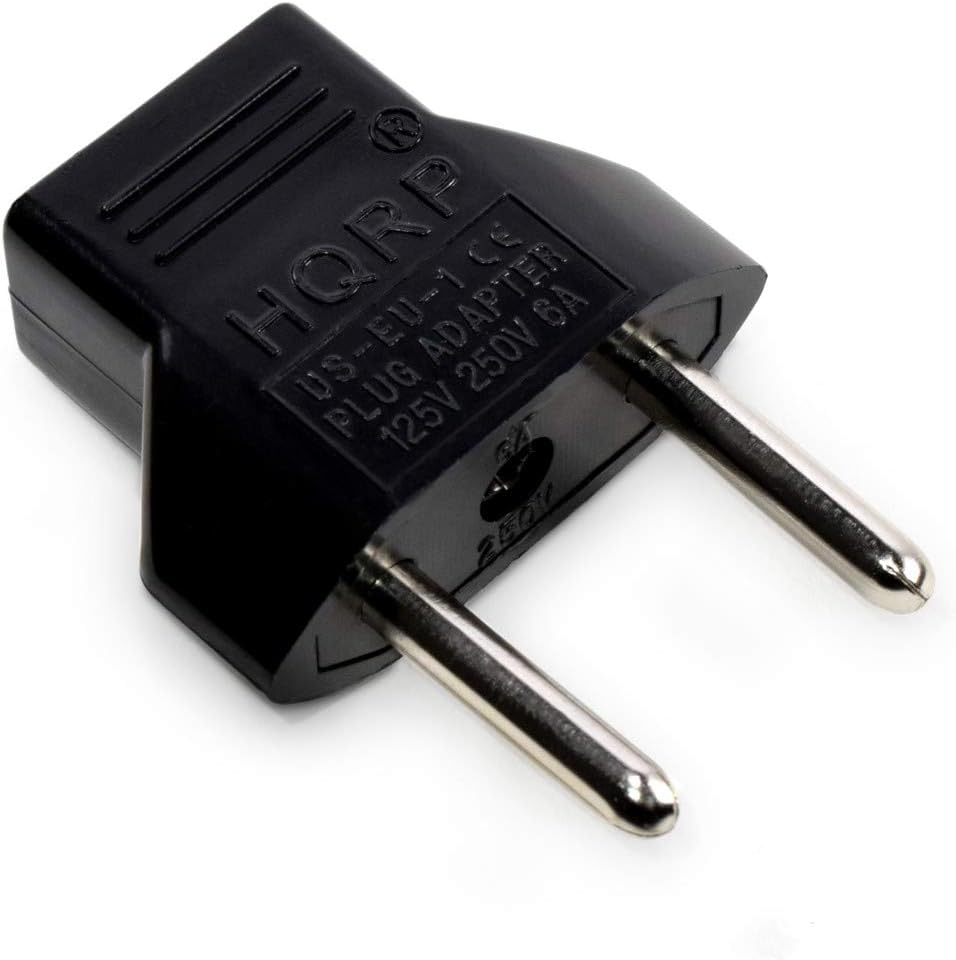 HQRP USB-C AC Adapter Compact Portable Fast Charger PD/QC 3.0 Type-C USB Power Supply Cord Black Cable (15W 27W 45W 65W 5V 9V 12V 15V 20V 3A 3.25A) Plus HQRP Euro Plug Adapter