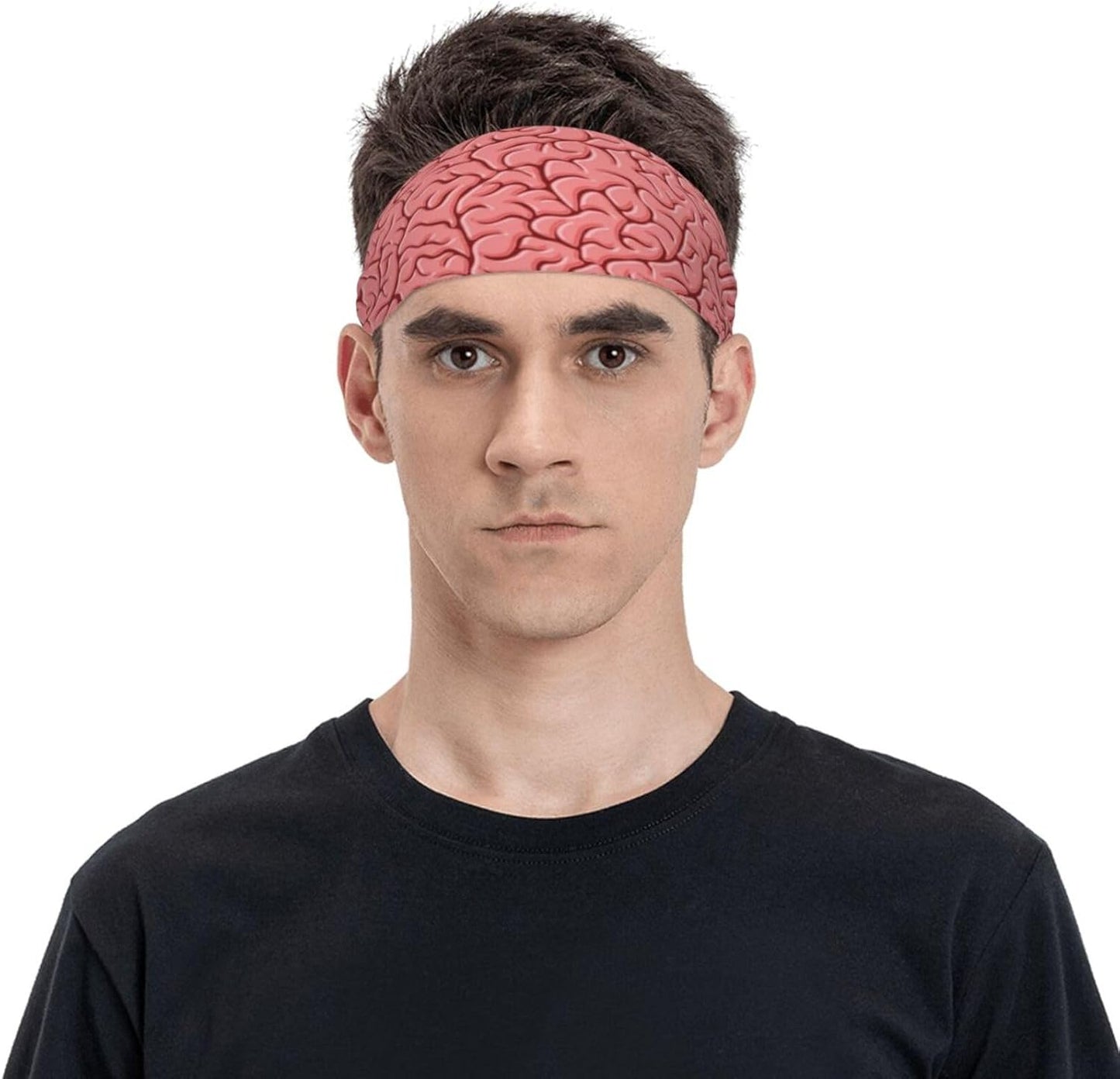 Sports Sweatband Head Bands for Women Men Sweat-Absorbing Headbands Suitable for Running Yoga Fitness Football Exercise