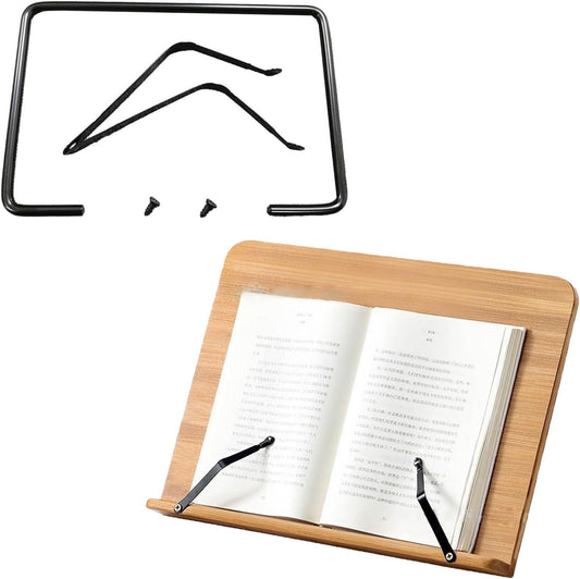 Multi Functional Bookrest Reading Rest Adjustable Book Stand Alloy Suitable for Musicians Students & Office Workers Desk Accessory