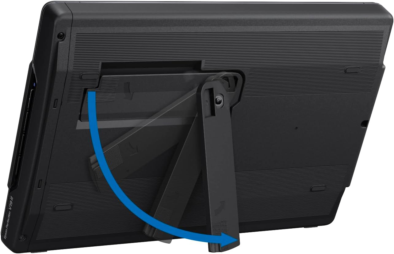 Epson Perfection V19 II Color Photo and Document Flatbed Scanner with 4800 dpi Optical Resolution USB Power, High-Rise, Removable Lid