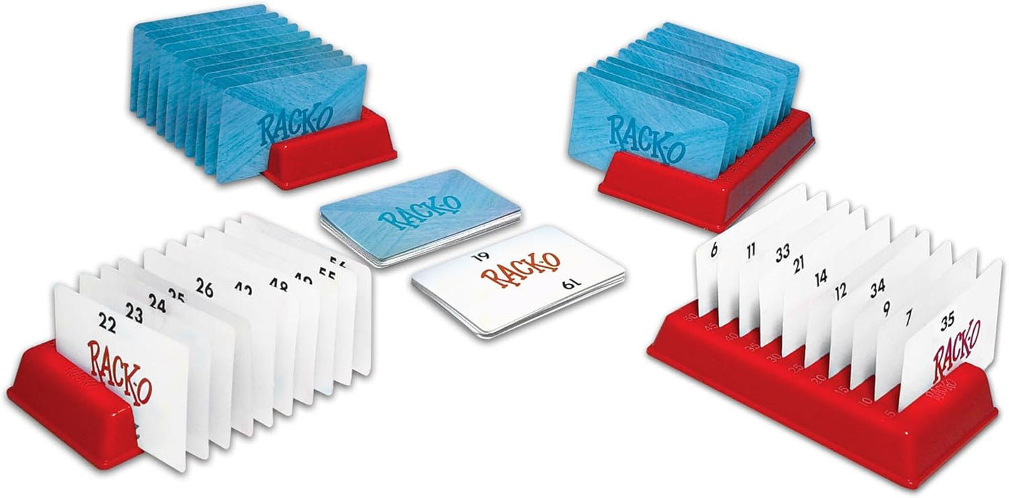 Winning Moves Rack-O Retro Game Games USA, Classic Tabletop Game Enjoyed by Families Since The 1950's! Ages 8+, 2-4 Players (6122)